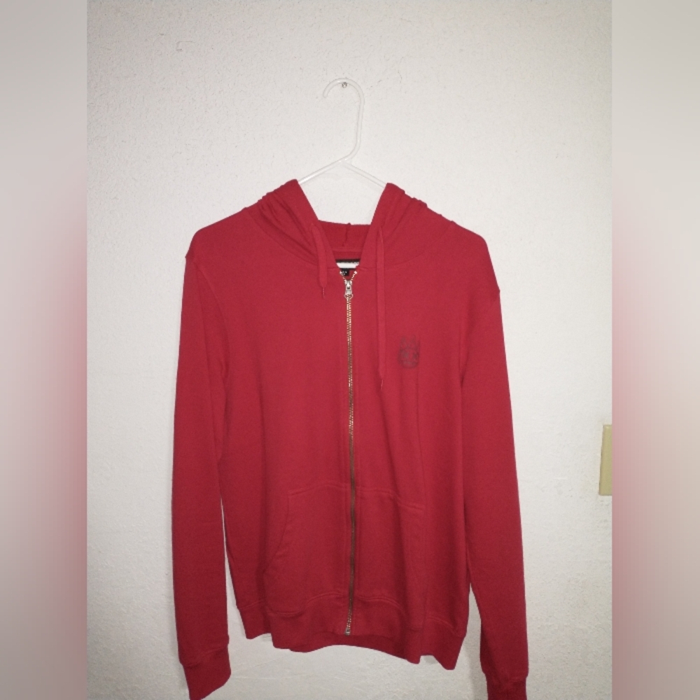 Cult Of Individuality Scarlet Red Logo Hoodie Size S